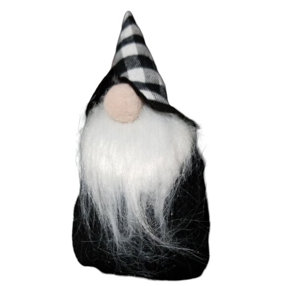 Halloween Gnomes With Polka Dot & Plaid Witch Hats Boo Banner Set of 3 - Picture 2 of 13